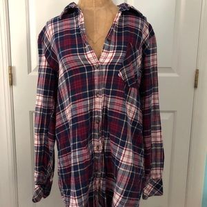 Long Flannel Top